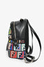 Fendi Multicolour Sequin Zucca Print Small Backpack