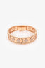 Van Cleef & Arpels 18K Yellow Gold Diamond Set Perlée Clovers Small Model Bangle