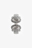Cartier 18K White Gold Diamond Set C De Cartier Ring Size 53