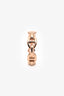 Hermès 18K Rose Gold Small Model Chaine d'ancre Enchainee Ring Size 55