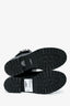 Roger Vivier Black Rubber Crystal Embellished Buckle Rain Boots Size 38