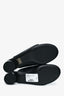 Balenciaga Black Leather Oval BB Logo Slide Sandals Size 37