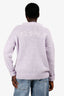 Moncler x Fragment Purple Mohair/Wool Logo Sweater Size L
