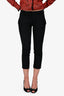 Prada 2009 Black Cropped Slim Fit Pants Size 36S