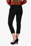 Prada 2009 Black Cropped Slim Fit Pants Size 36S
