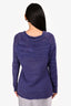 The Elder Statesman Purple Cashmere Mockneck Sweater Size S