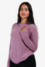 Acne Studios Purple Cashmere Crewneck Knit Sweater Size XXS