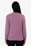 Acne Studios Purple Cashmere Crewneck Knit Sweater Size XXS