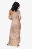Elle Zeitoune Rose Gold Sequin 'Leon' Dress Size 8