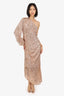 Elle Zeitoune Rose Gold Sequin 'Leon' Dress Size 14