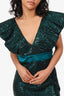 Elle Zeitoune Green Sequin 'Marla' Dress Size S