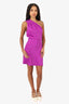Misha Purple Halter 'Lillin' Mini Dress Size S