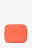 Hermès Orange Clemence Leather Large Picotin Lock 26 Casaque