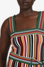3.1 Phillip Lim Multicolour Knit Striped Belted Midi Dress Size M