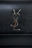 Saint Laurent Black Smooth Leather Medium 'Sunset' Shoulder Bag