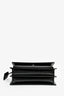 Saint Laurent Black Smooth Leather Medium 'Sunset' Shoulder Bag