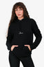 Saint Laurent Black Logo Hoodie Size S