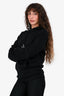 Saint Laurent Black Logo Hoodie Size S
