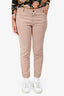 Brunello Cucinelli Pink Straight Leg Jeans Size 6