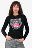 Kenzo Black Tiger Logo Embroidered Sweater Size XS
