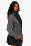 Dolce & Gabbana Vintage Grey Triple Tweed Size 40