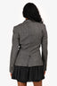 Dolce & Gabbana Vintage Grey Triple Tweed Size 40