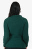 Dries Van Noten Green Mohair Boatneck Sweater Size S