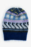 La Double J Blue Mohair Pattern Toque