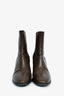 Dries Van Noten Brown Leather Heeled Chelsea Boots Size 39