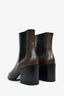 Dries Van Noten Brown Leather Heeled Chelsea Boots Size 39