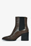 Dries Van Noten Brown Leather Heeled Chelsea Boots Size 39