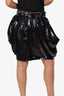 Alexandre Vauthier Black Sequin Mini Skirt Size 40