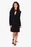 Saint Laurent Black Long Sleeve Dress Estimated Size 40
