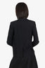 Saint Laurent Black/Gold Wool Embellished Single Breasted Blazer Size 40
