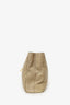 Saint Laurent Beige Grain De Poudre Matelasse Chevron Monogram Shopping Bag