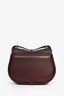 Fendi 2024 Burgundy Leather FF 'C Mon' Crossbody Bag