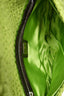 Fendi Green/Brown Crochet/Leather Baguette Shoulder Bag