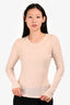James Perse Cream Plain Top Size 0