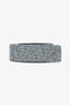 Christian Dior Grey Canvas Monogram Belt Strap Size 100