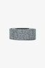 Christian Dior Grey Canvas Monogram Belt Strap Size 100