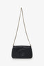 Gucci Black Grained Leather 'Soho' Medium Flap Crossbody