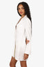 Amanda Uprichard White 'Gibson' Blazer Dress Size L