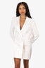 Amanda Uprichard White 'Gibson' Blazer Dress Size S