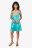 Runaway The Label Turquoise 'Havanna' Mini Dress Size M