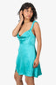Runaway The Label Turquoise 'Havanna' Mini Dress Size M