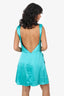 Runaway The Label Turquoise 'Havanna' Mini Dress Size M