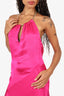 ASTR Pink Chain Halter Neck ' Kazia' Dress Size M