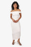 Misha White Off-Shoulder 'Keoni' Dress Size L