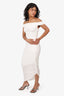 Misha White Off-Shoulder 'Keoni' Dress Size L
