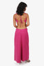 Winona Pink Linen 'Phlox' Cut-Out Dress Size M